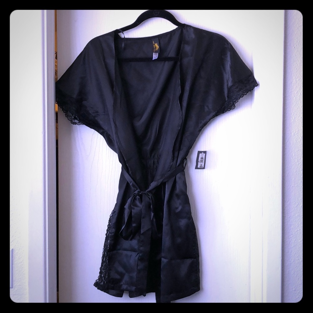 Sexy black robe